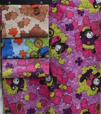 Мебельная ткань с детским принтом