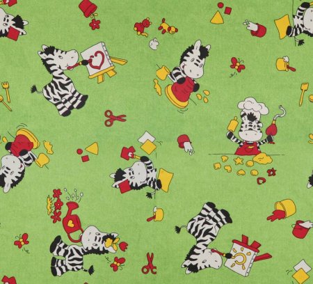 Оксфорд с детским рисунком