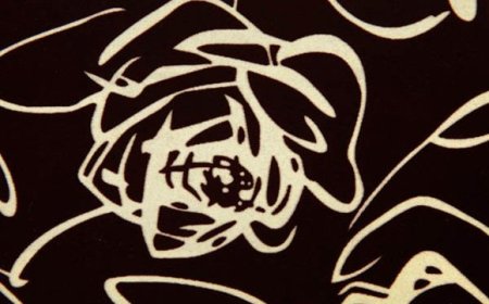 Флок белый с рисунком на картинке