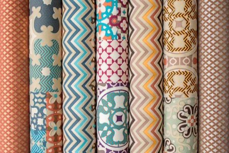 Ткани Антикоготь с рисунком