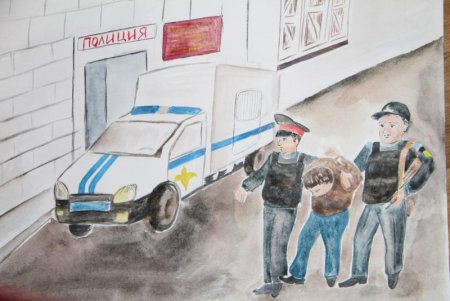 Работа полиции рисунки