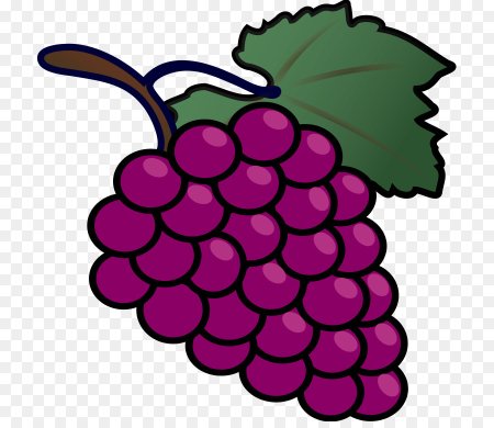 Виноград мультяшный