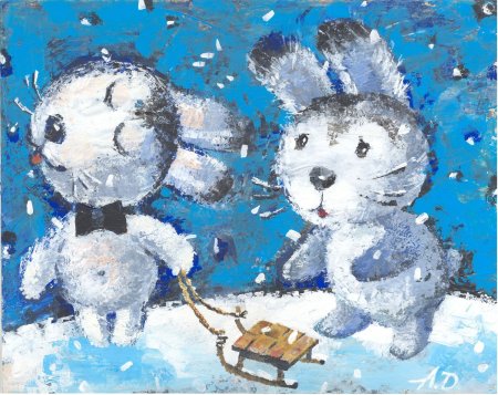 Рисование на зимнюю тему