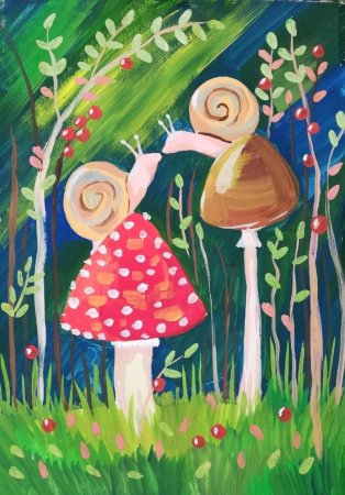 Идеи для детских рисунков гуашью