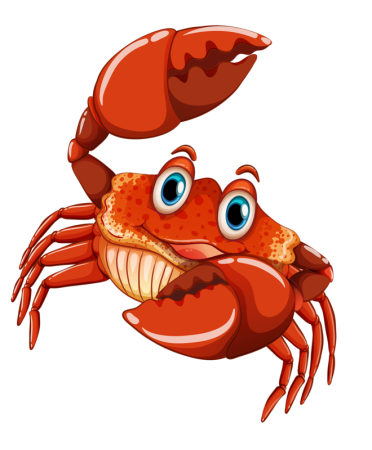 Краб рисунок