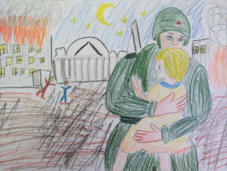 Рисунок солдату