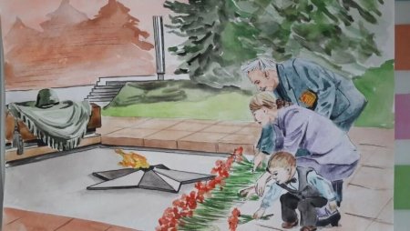 Детские рисунки о войне и победе