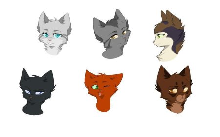 Коты Воители стиль рисовки