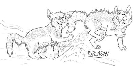 Коты Воители лайны друзья охота