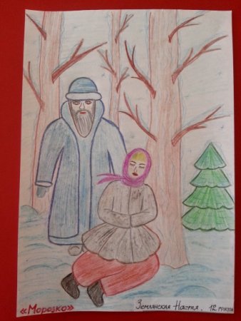 Рисунок на конкурс Морозко