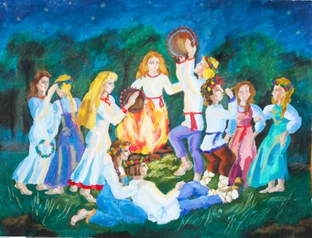 Праздник Иван купалорисунок