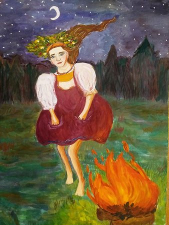 Праздник Ивана Купала рисунки