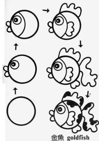 Рисование из кругов для детей