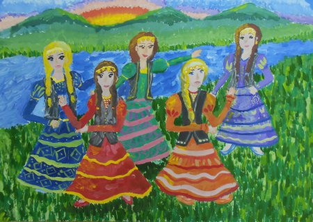 Башкиры рисунок