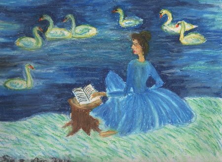 Иллюстрация к опере Чайковского Лебединое озеро