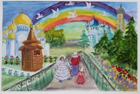 Дивеево монастырь Серафима Саровского рисунки живопись