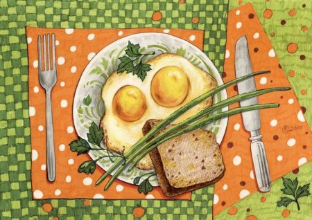 Вкусное блюдо рисунок
