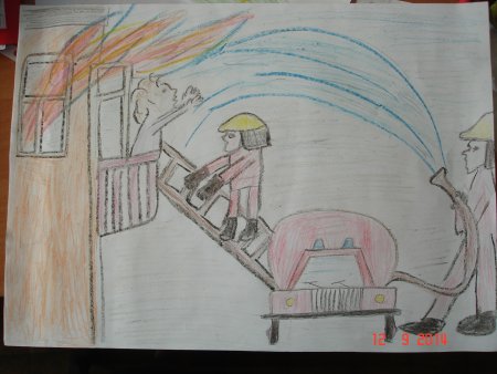 Пожарный глазами детей