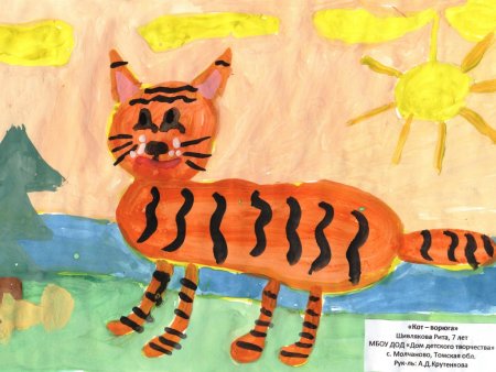 Рисование кот ворюга