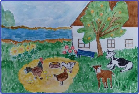 Рисунок мой родной край