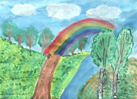 Рисунки родного края детские