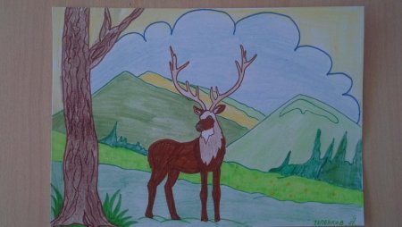 Родной край рисунок