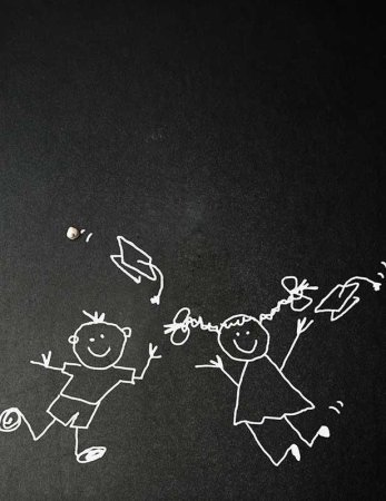 Детские рисунки мелом
