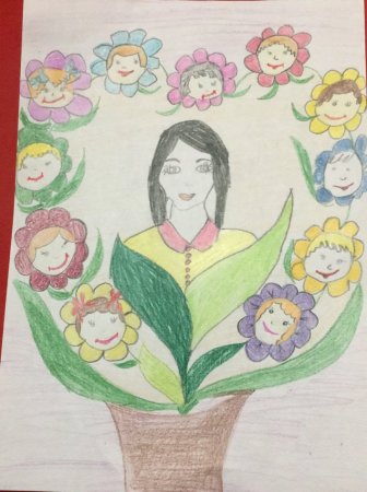 Рисунок на тему воспитатель