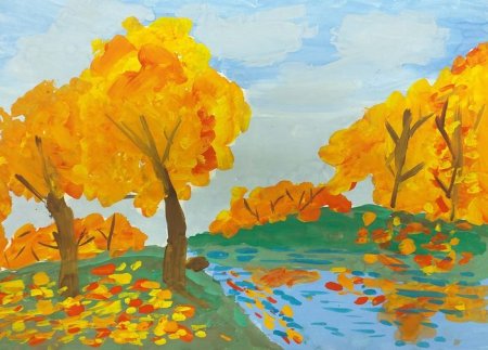 Конкурс рисунков осенний Вернисаж