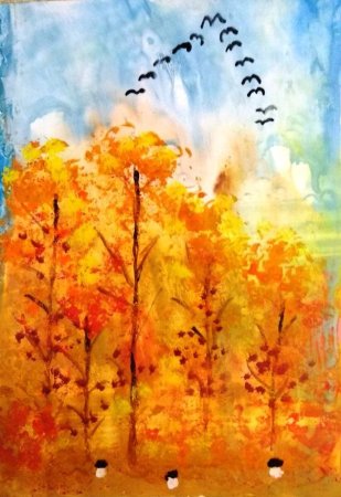 Конкурс рисунков осенний Вернисаж