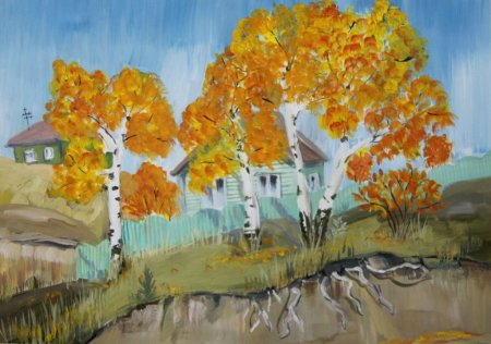 Картины на тему осенний Вернисаж.