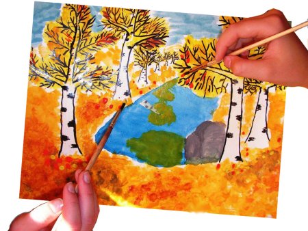 Выставка рисунков осенний Вернисаж