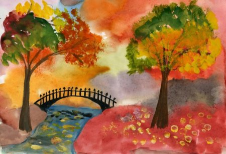 Осенний Вернисаж рисунки детей