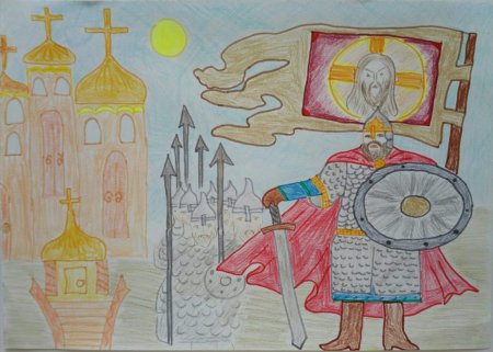 Кантата Александр Невский рисунок