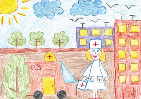 Рисование на тему профессии