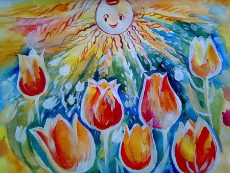 Тема добро рисунок красками