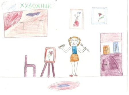 Моя будущая профессия парикмахер рисунок