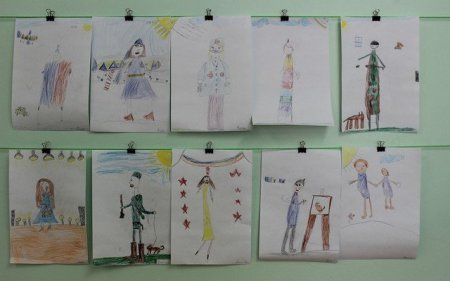 Рисование профессии подготовительная группа