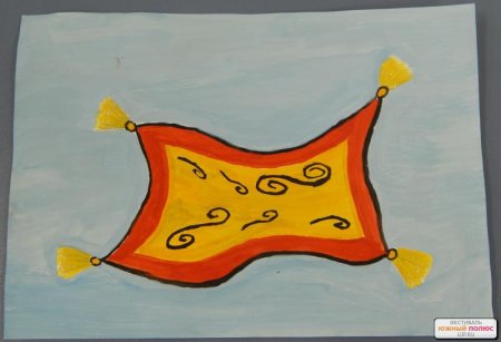 Ковер самолет рисунок