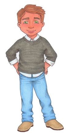 Мужчина рисунок для детей