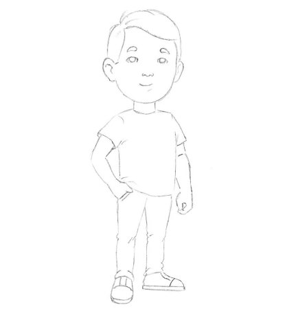 Мультяшный человек