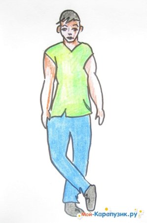 Мультяшный человечек