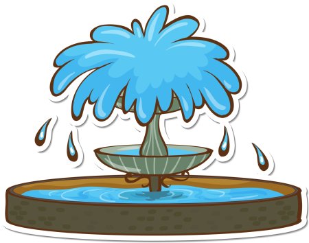 Фонтан мультяшный