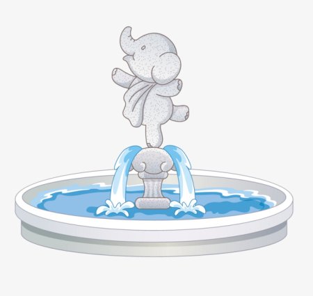 Нарисовать фонтан