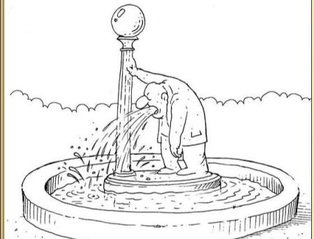 Фонтан раскраска для детей