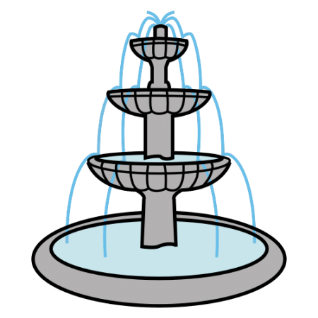 Раскраска вода