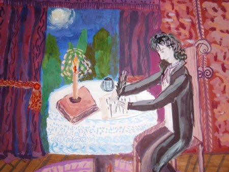 Пушкин пишет сказки