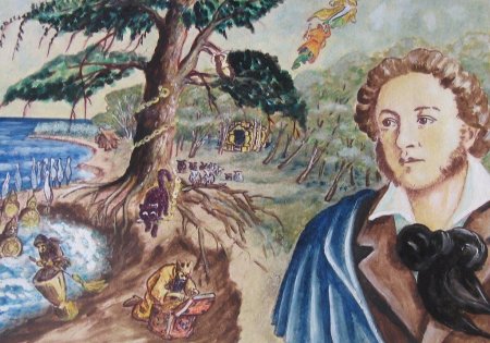 Соколов портрет Пушкина