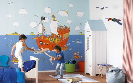 Рисунок на стене в детской комнате мальчику (55 фото)