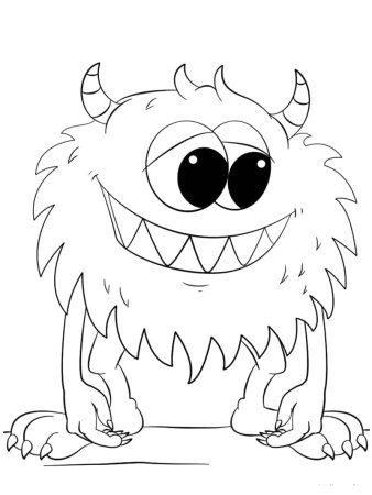 Раскраска монстры